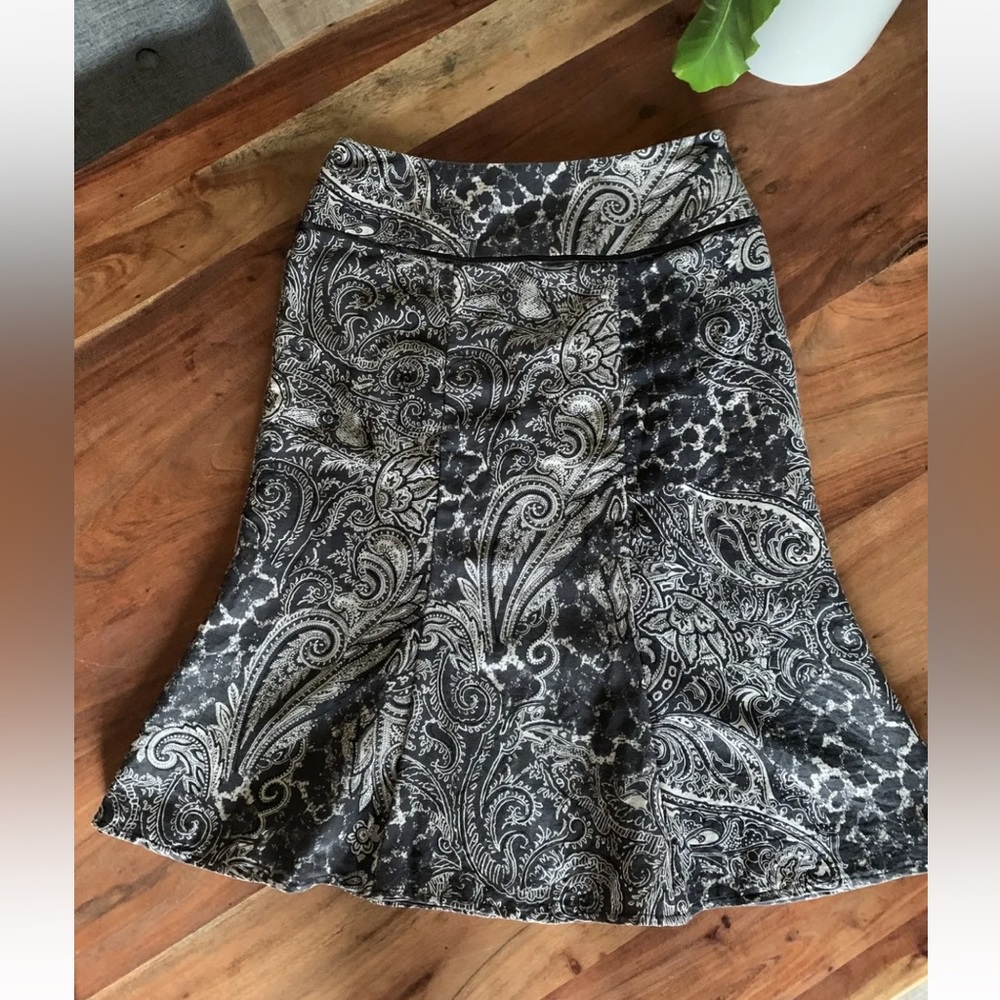 Pendleton Mermaid Skirt Women’s 8p Wool Silk Paisley Career Formal Retro EUC - Picture 4 of 10